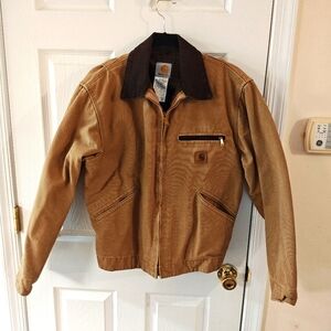 Carhartt Men's Tan and Brown Field Jacket